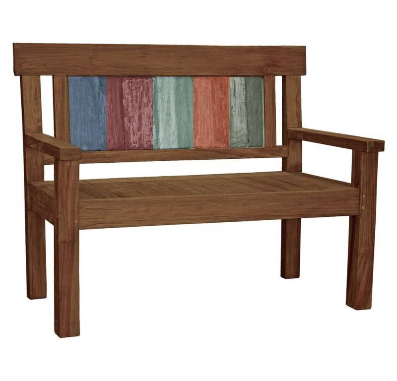Lomadox Gartenbank HGA-120, Bank aus Teakholz, 2-Sitzer, ca. 120x64x95 cm von Lomadox