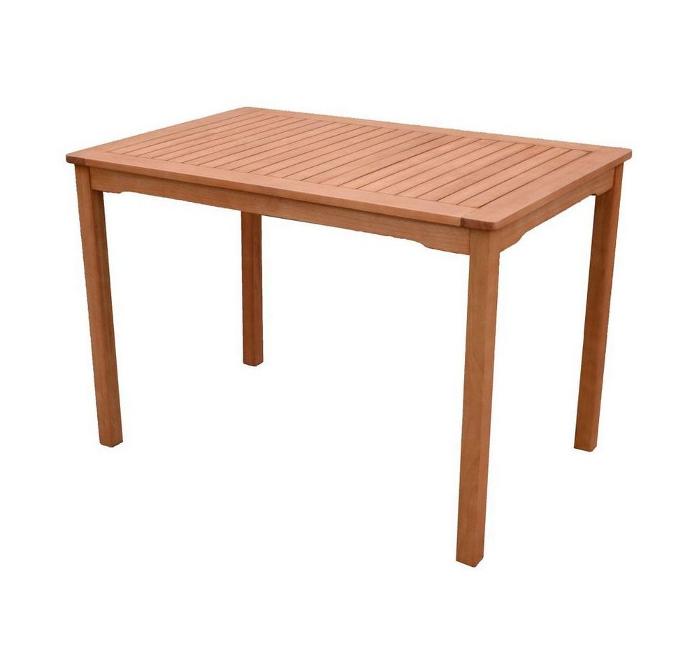 Lomadox Gartentisch HGA-120, Tisch aus Eukalyptusholz geölt, ca. 110x75x70 cm von Lomadox