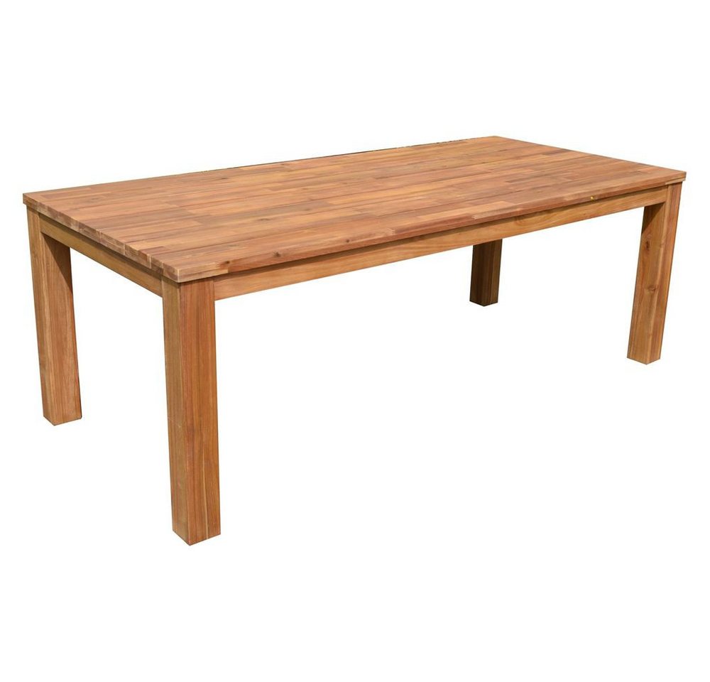 Lomadox Gartentisch HGA-120, Tisch aus Akazienholz, ca. 220x78x100 cm von Lomadox