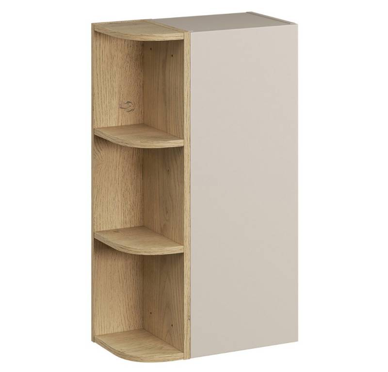Lomadox Hängeschrank DURANGO-56 45 cm breit in Eiche und kaschmit, 1 Tür, 3 Fächer Lomadox Hängeschrank DURANGO-56 45 cm breit in Eiche und kaschmit, 1 Tür, 3 Fächer von Lomadox