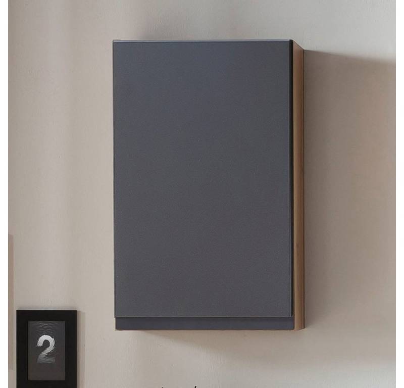 Lomadox Hängeschrank VASTO-03-GREY Bad in Wotan Eiche Nb. mit grau matt, B/H/T ca. 40/64/20 cm von Lomadox