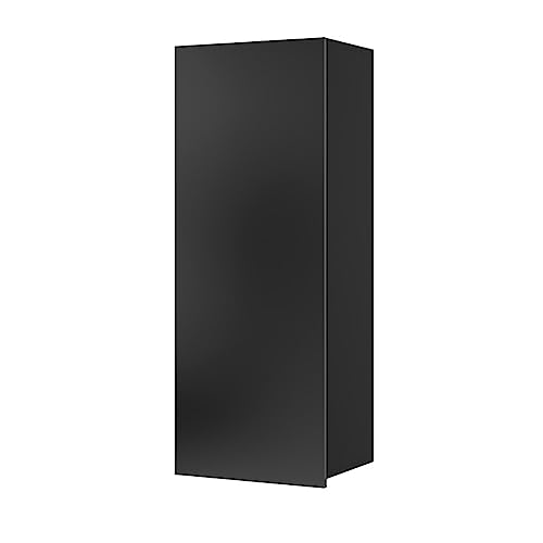 Lomadox Hängeschrank in schwarz Hochglanz, B/H/T ca. 45/117/32 cm von Lomadox