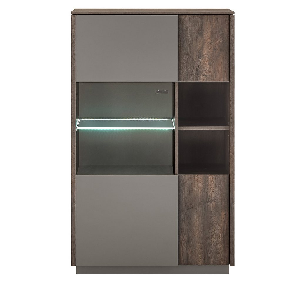 Lomadox Highboard LAFAYETE-61, in Eiche mit anthrazit, inkl. Beleuchtung Lomadox Highboard LAFAYETE-61, in Eiche mit anthrazit, inkl. Beleuchtung von Lomadox