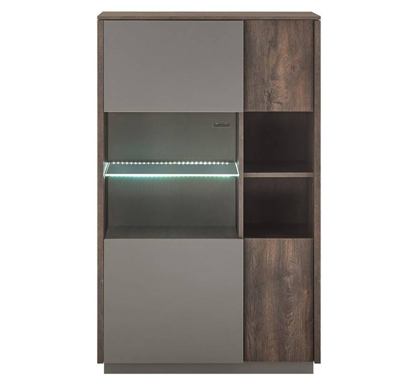 Lomadox Highboard LAFAYETE-61, in Eiche mit anthrazit, inkl. Beleuchtung Lomadox Highboard LAFAYETE-61, in Eiche mit anthrazit, inkl. Beleuchtung von Lomadox