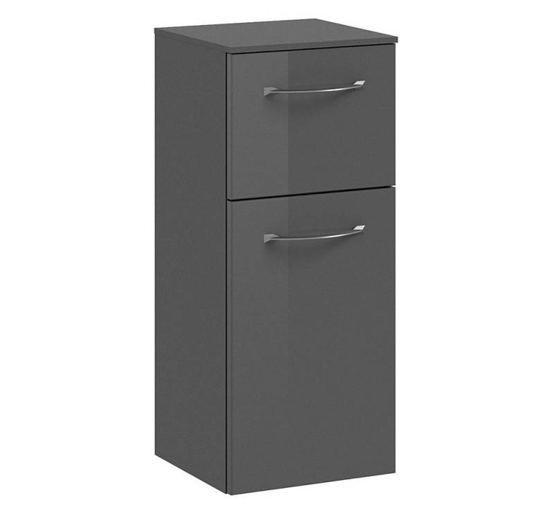 Lomadox Unterschrank SOLINGEN-66 Badezimmer Badschrank Hängeschrank anthrazit Hochglanz 30x73x33 cm von Lomadox