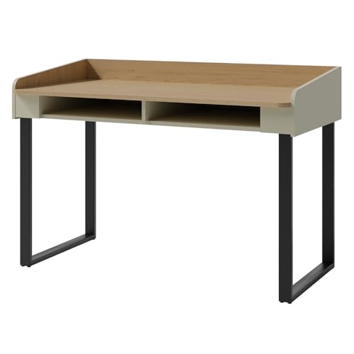 Lomadox Jugendzimmer Kinderzimmer Schreibtisch mit 2 offenen Fächern Arbeitsplatz 125 cm breit in gün mit Eiche Lomadox Jugendzimmer Kinderzimmer Schreibtisch mit 2 offenen Fächern Arbeitsplatz 125 cm breit in gün mit Eiche von Lomadox