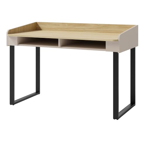 Lomadox Jugendzimmer Kinderzimmer Schreibtisch mit 2 offenen Fächern Arbeitsplatz 125 cm breit in sandbeige mit Eiche Lomadox Jugendzimmer Kinderzimmer Schreibtisch mit 2 offenen Fächern Arbeitsplatz 125 cm breit in sandbeige mit Eiche von Lomadox