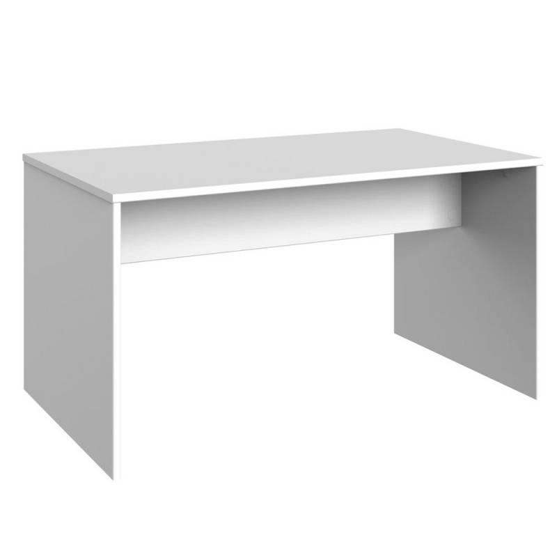 Lomadox Schreibtisch JOHANNESBURG-43, in weiß, B/H/T: ca. 140/72/70 cm von Lomadox
