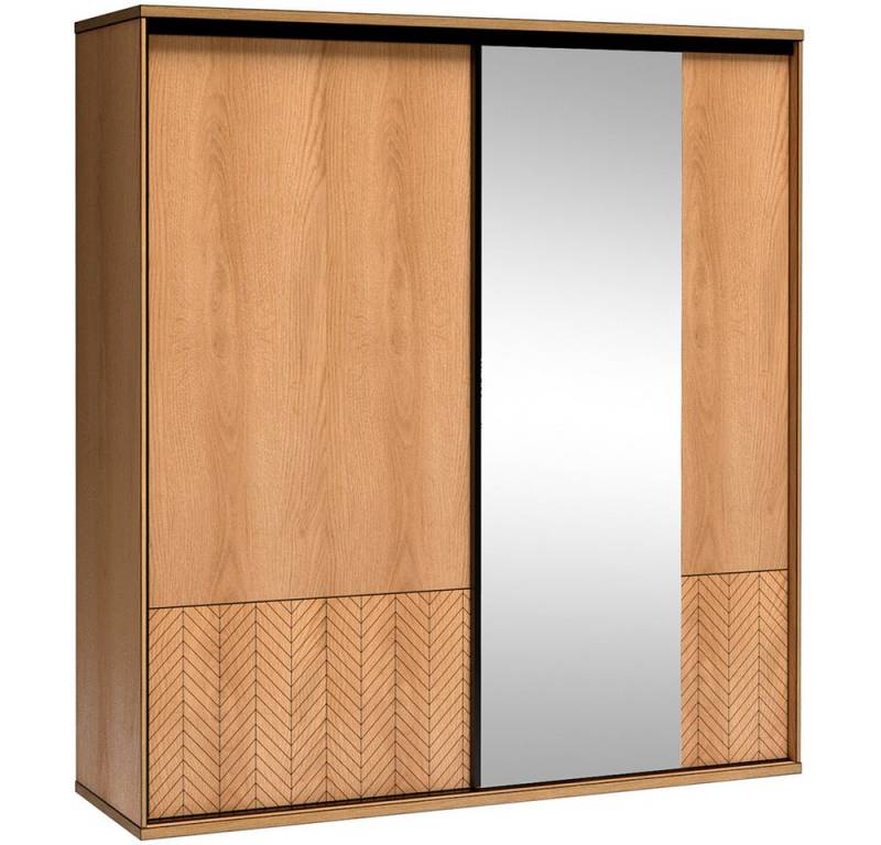 Lomadox Kleiderschrank FABRIANO-161 Garderobenschrank Schlafzimmerschrank modern in Eiche von Lomadox