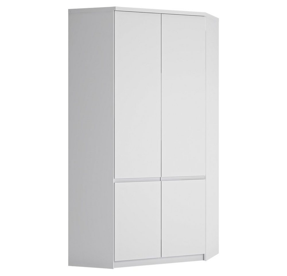 Lomadox Kleiderschrank FORTALEZA-129 Eckkleiderschrank in weiß, B/H/T ca. 95/200/95 cm Lomadox Kleiderschrank FORTALEZA-129 Eckkleiderschrank in weiß, B/H/T ca. 95/200/95 cm von Lomadox