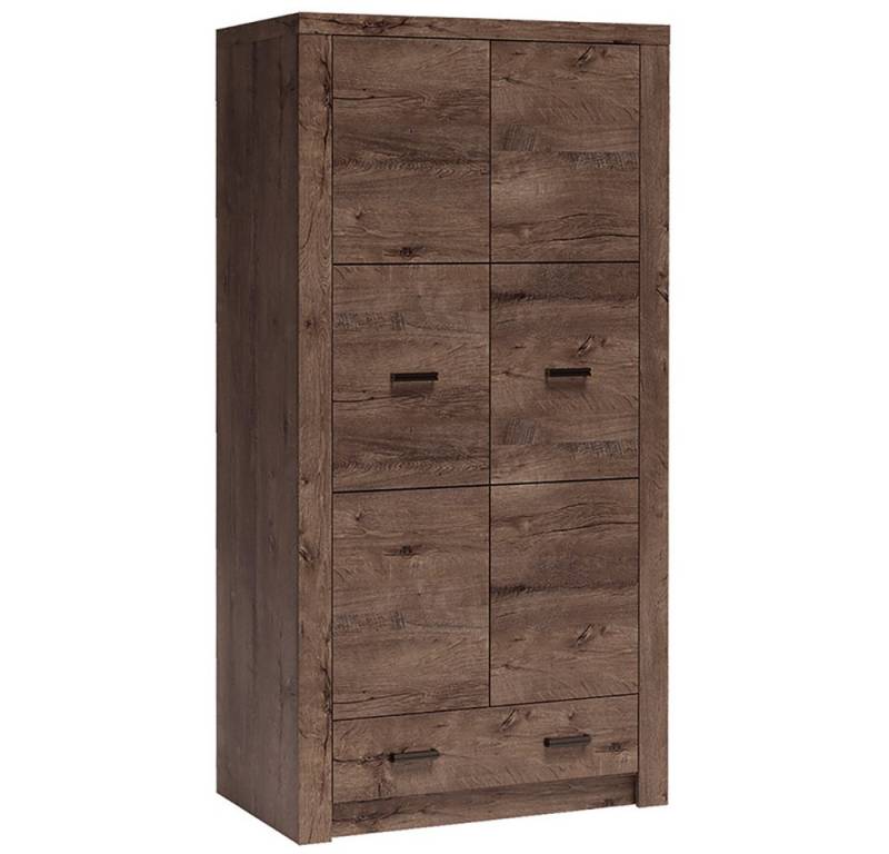 Lomadox Kleiderschrank INGENIO-161 Garderobenschrank Schlafzimmerschrank modern in Esche braun von Lomadox
