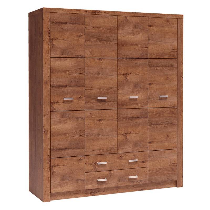 Lomadox Kleiderschrank INGENIO-161 Garderobenschrank Schlafzimmerschrank modern in Esche braun von Lomadox
