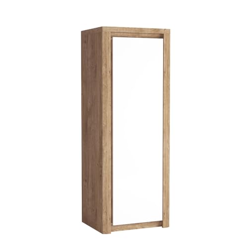 Lomadox Kleiderschrank Schlafzimmerschrank Wardrobe mit Kleiderstange Drehtürenschrank modern Garderobenschrank in Eiche mit weiß Lomadox Kleiderschrank Schlafzimmerschrank Wardrobe mit Kleiderstange Drehtürenschrank modern Garderobenschrank in Eiche mit weiß von Lomadox