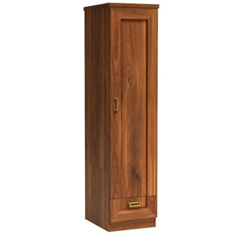 Lomadox Kleiderschrank TEORA-161 in Eiche Alteiche Türanschlag rechts 46x191x57,5 cm von Lomadox