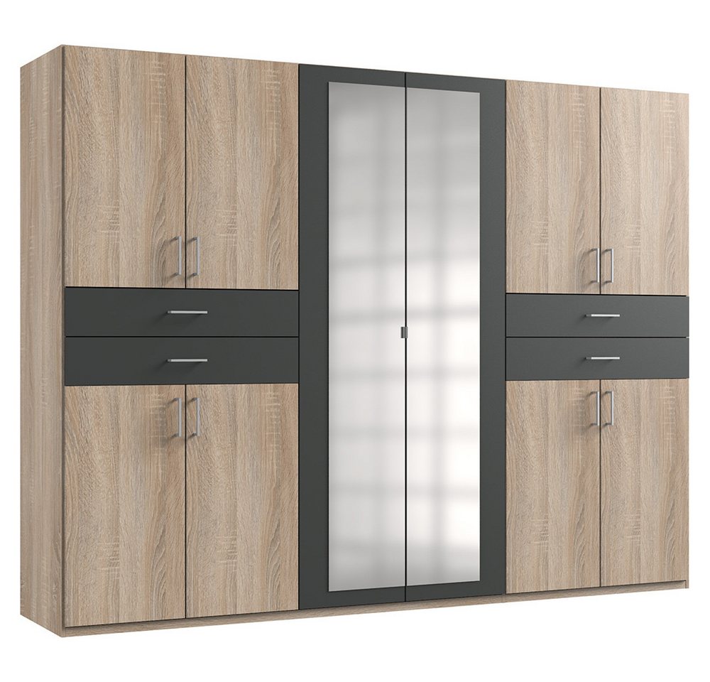 Lomadox Kleiderschrank TREVISO-43 Garderobenschrank Schlafzimmerschrank Schrank 270 cm breit Eiche Lomadox Kleiderschrank TREVISO-43 Garderobenschrank Schlafzimmerschrank Schrank 270 cm breit Eiche von Lomadox