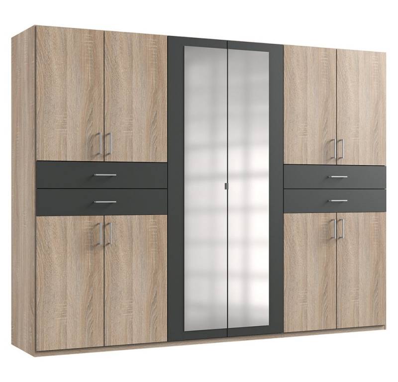 Lomadox Kleiderschrank TREVISO-43 Garderobenschrank Schlafzimmerschrank Schrank 270 cm breit Eiche Lomadox Kleiderschrank TREVISO-43 Garderobenschrank Schlafzimmerschrank Schrank 270 cm breit Eiche von Lomadox