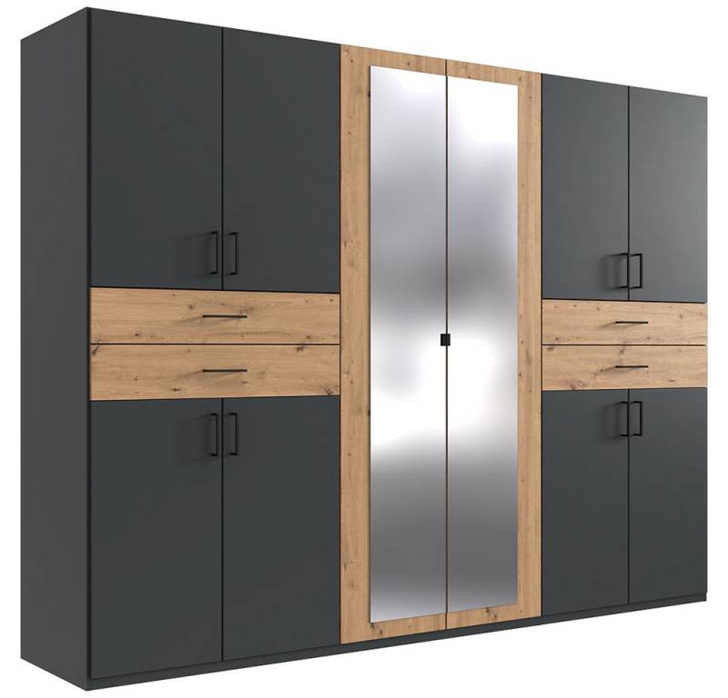 Lomadox Kleiderschrank TREVISO-43 Garderobenschrank Schlafzimmerschrank Schrank 270 cm breit graphit Lomadox Kleiderschrank TREVISO-43 Garderobenschrank Schlafzimmerschrank Schrank 270 cm breit graphit von Lomadox