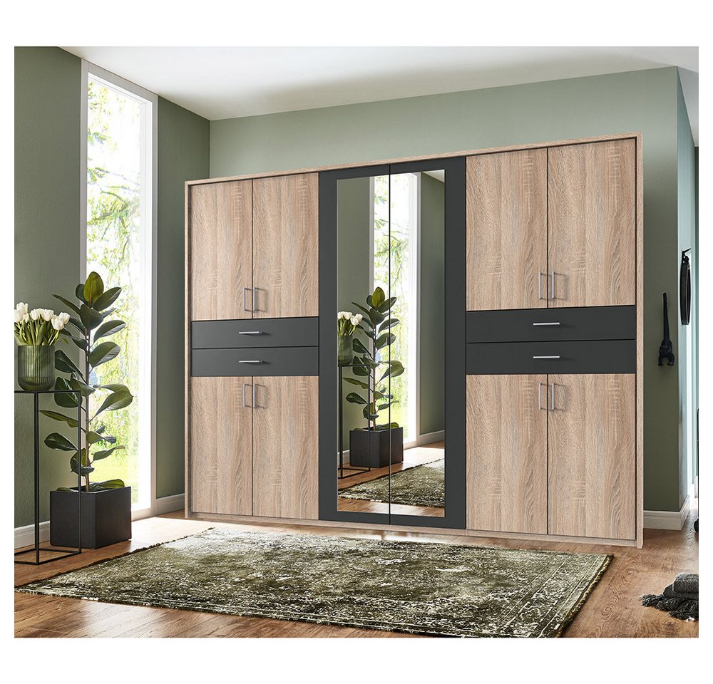 Lomadox Kleiderschrank TREVISO-43 Garderobenschrank Schlafzimmerschrank Schrank 273 cm breit Eiche Lomadox Kleiderschrank TREVISO-43 Garderobenschrank Schlafzimmerschrank Schrank 273 cm breit Eiche von Lomadox