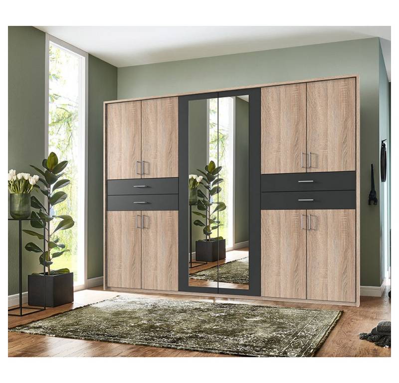 Lomadox Kleiderschrank TREVISO-43 Garderobenschrank Schlafzimmerschrank Schrank 273 cm breit Eiche Lomadox Kleiderschrank TREVISO-43 Garderobenschrank Schlafzimmerschrank Schrank 273 cm breit Eiche von Lomadox