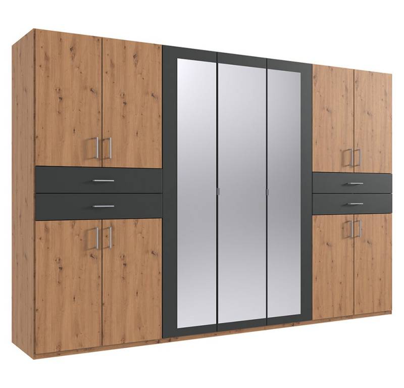 Lomadox Kleiderschrank TREVISO-43 Garderobenschrank Schlafzimmerschrank Schrank 313 cm breit Eiche Lomadox Kleiderschrank TREVISO-43 Garderobenschrank Schlafzimmerschrank Schrank 313 cm breit Eiche von Lomadox