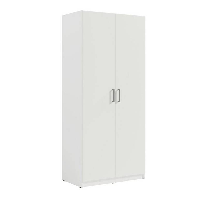 Lomadox Kleiderschrank TRIEST-166 Drehtürenschrank, 2-türig, 92cm breit, weiß von Lomadox