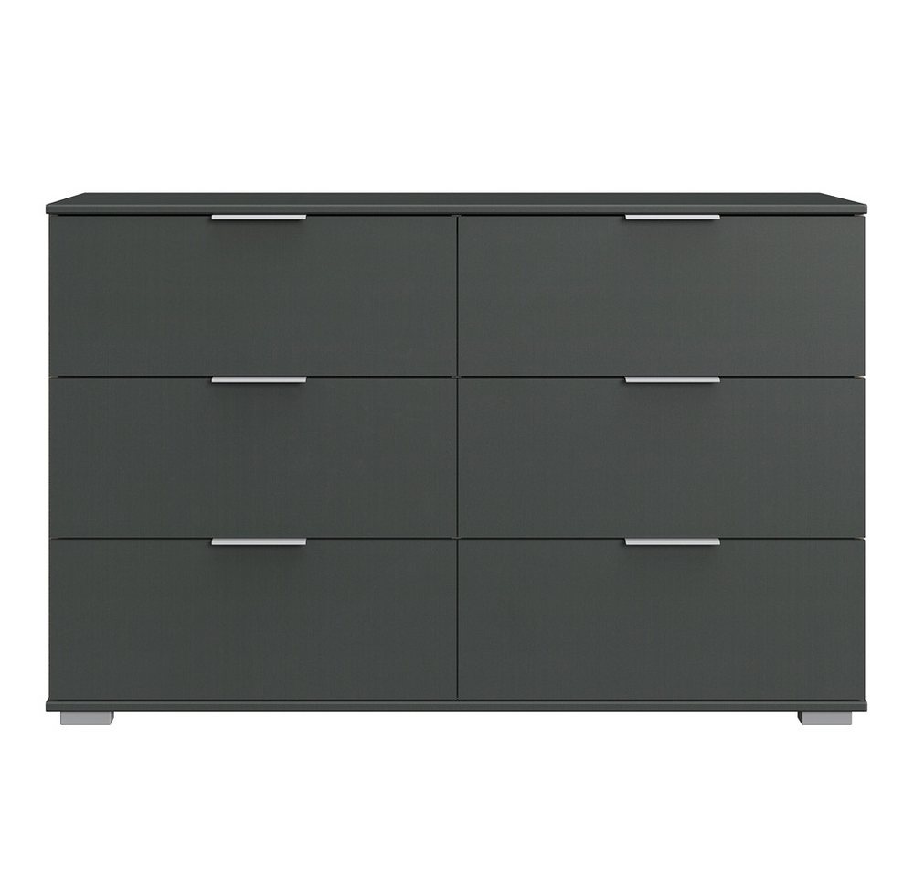 Lomadox Kommode ELSTRA-43, Schlafzimmer mit 6 Schubladen in graphit, B/H/T ca. 130/83/41 cm Lomadox Kommode ELSTRA-43, Schlafzimmer mit 6 Schubladen in graphit, B/H/T ca. 130/83/41 cm von Lomadox