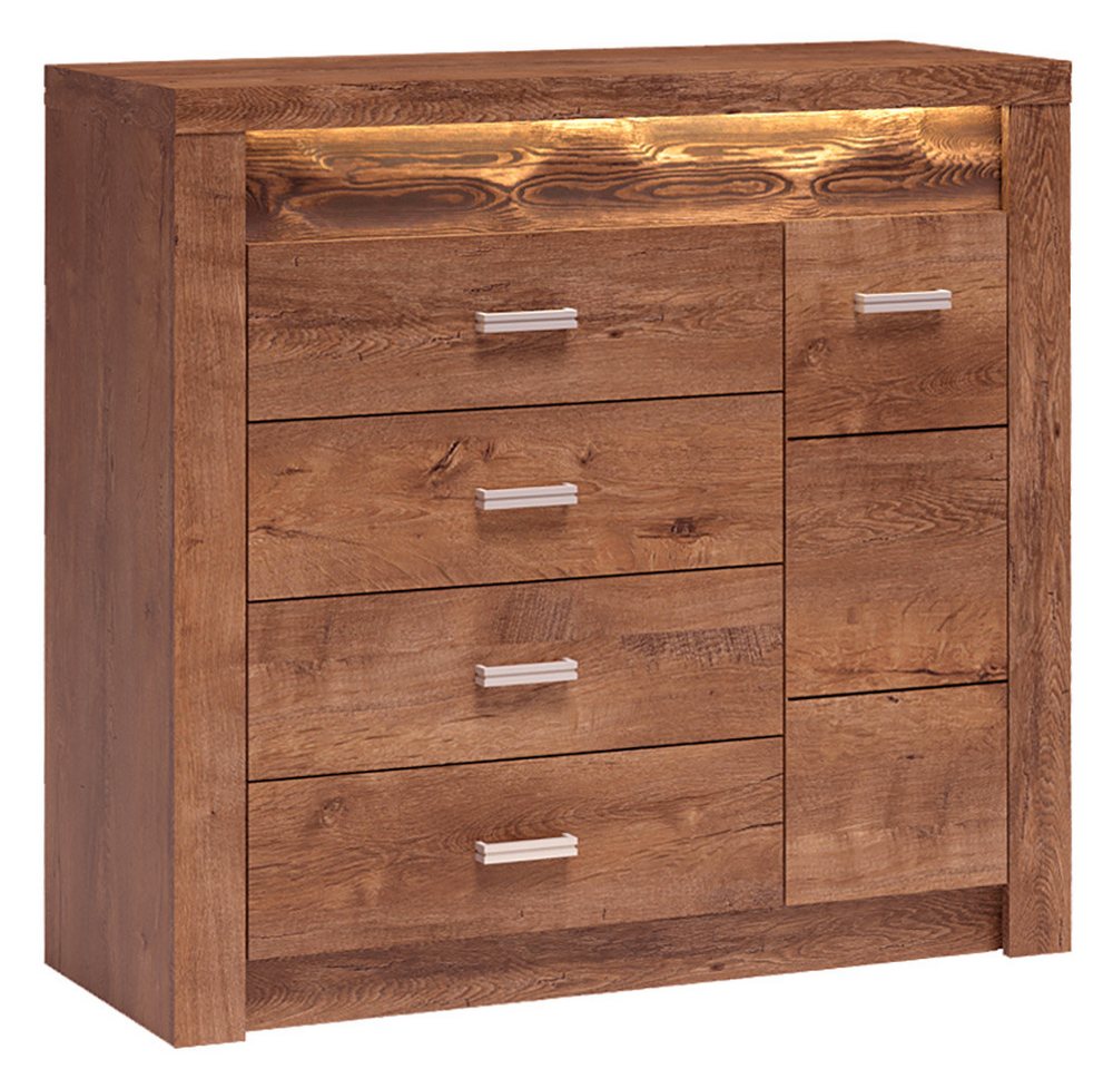 Lomadox Kommode INGENIO-161, Wohnzimmerschrank Sideboard Anrichte modern in Esche braun Lomadox Kommode INGENIO-161, Wohnzimmerschrank Sideboard Anrichte modern in Esche braun von Lomadox