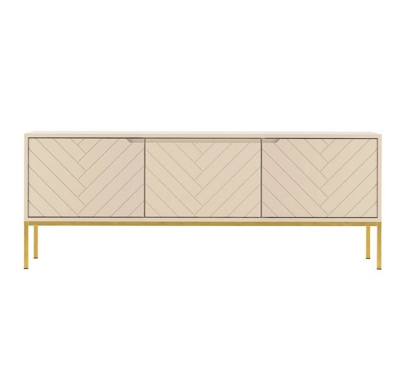 Lomadox Lowboard ANGERA-140, TV Board Fernsehschrank Fernsehtisch Wohnzimmerschrank modern kaschmir von Lomadox