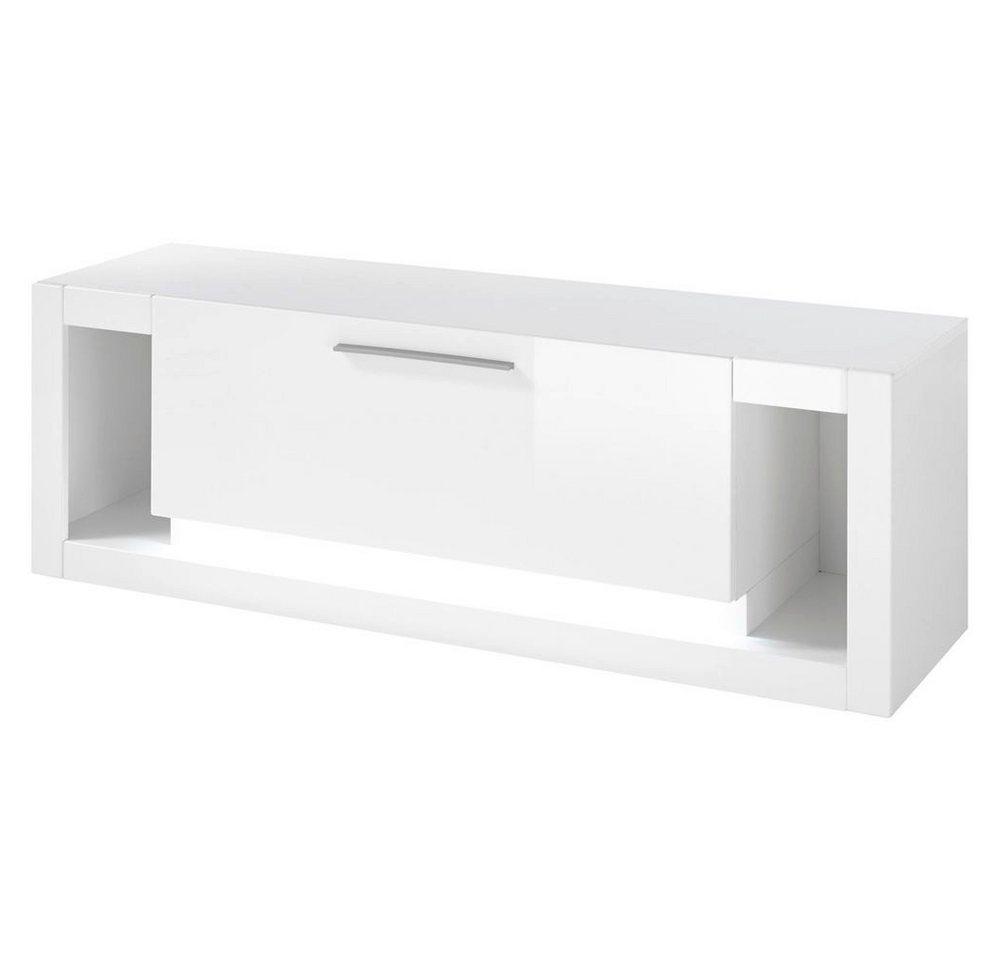 Lomadox Lowboard »MAILAND-61«, TV in Hochglanz weiß inkl. LED-Beleuchtung, B/H/T: 150/49/43cm Lomadox Lowboard »MAILAND-61«, TV in Hochglanz weiß inkl. LED-Beleuchtung, B/H/T: 150/49/43cm von Lomadox
