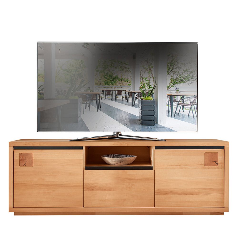 Lomadox Lowboard WINCHESTER-69, TV Board Fernsehschrank 170 cm Buche massiv geölt Hirnholz-Detail Lomadox Lowboard WINCHESTER-69, TV Board Fernsehschrank 170 cm Buche massiv geölt Hirnholz-Detail von Lomadox
