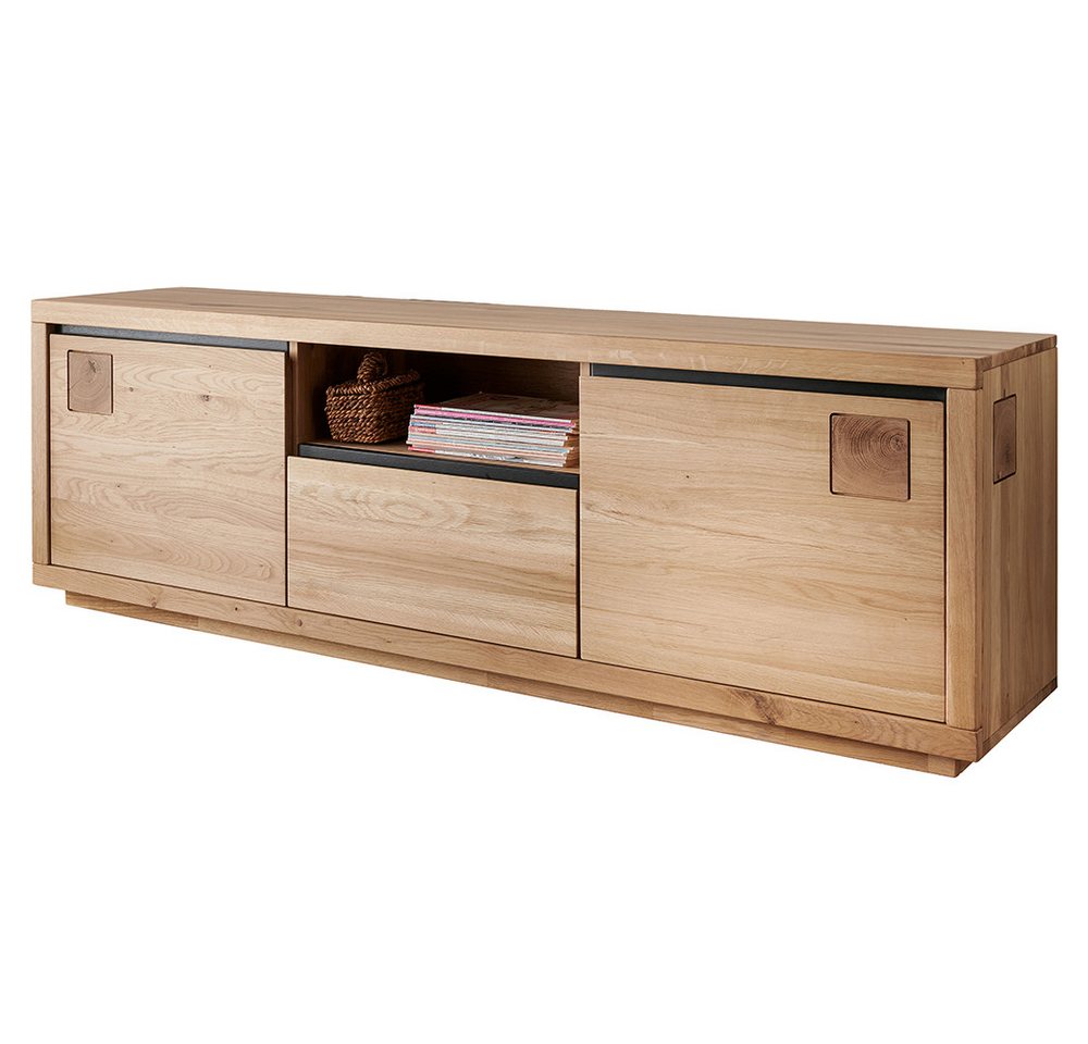 Lomadox Lowboard WINCHESTER-69, TV Board Fernsehschrank 170 cm Eiche massiv geölt Hirnholz-Detail Lomadox Lowboard WINCHESTER-69, TV Board Fernsehschrank 170 cm Eiche massiv geölt Hirnholz-Detail von Lomadox
