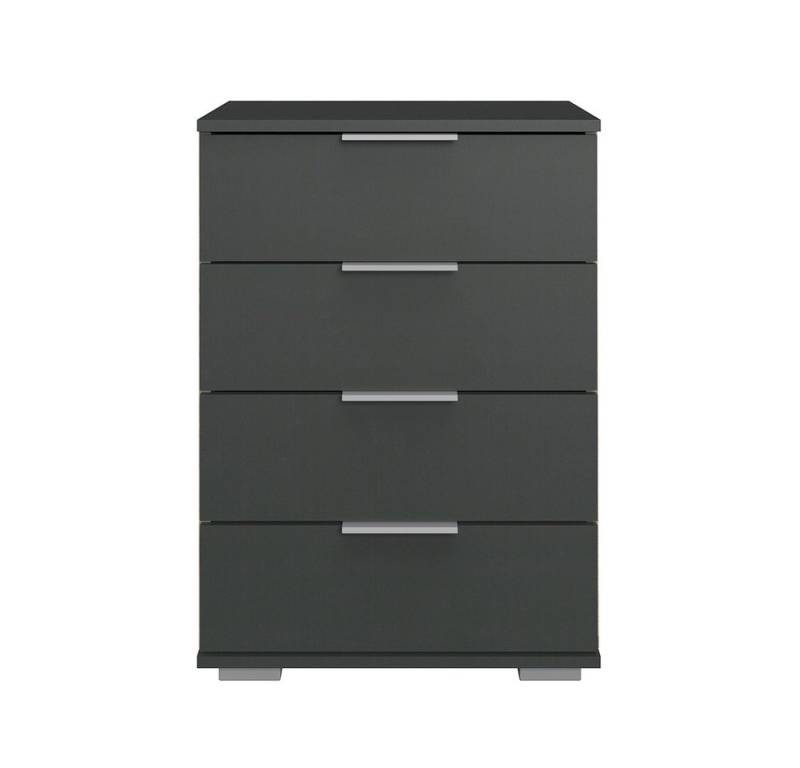 Lomadox Nachttisch ELSTRA-43, Schlafzimmer auch für Boxspringbett geeignet in graphit 52/74/38 cm von Lomadox