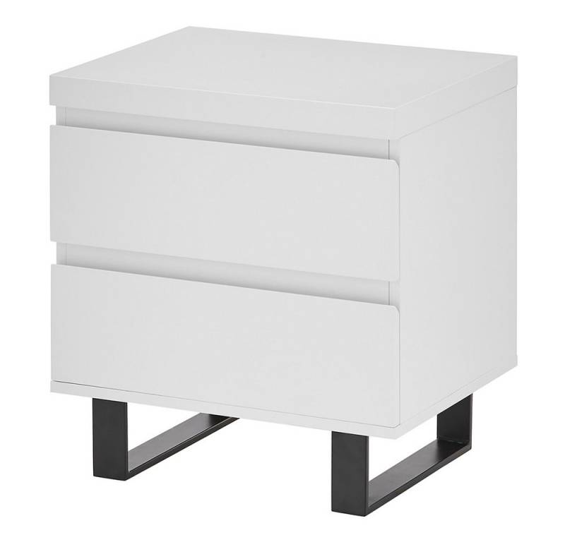 Lomadox Nachttisch AVILA-05, weiß matt lackiert Schubladen Selbsteinzug modern 51x54x39,8 cm Lomadox Nachttisch AVILA-05, weiß matt lackiert Schubladen Selbsteinzug modern 51x54x39,8 cm von Lomadox