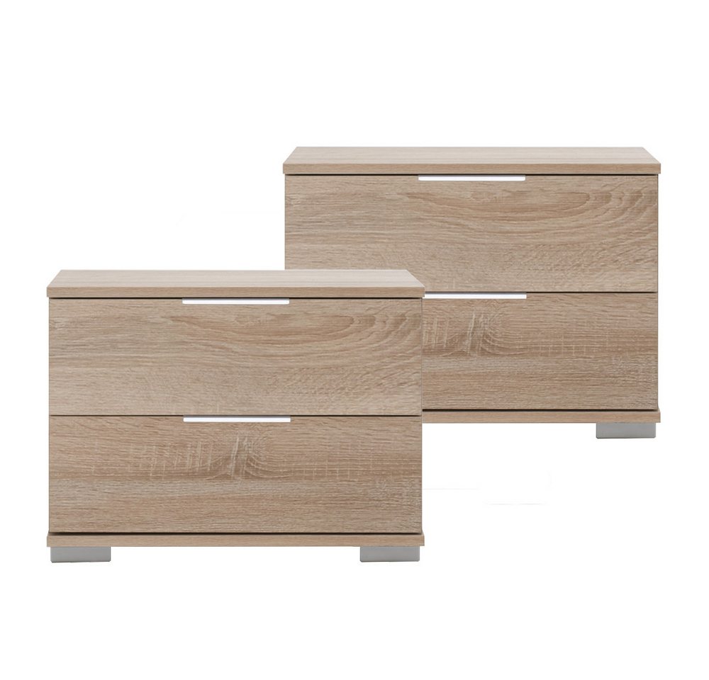 Lomadox Nachttisch ELSTRA-43, Schlafzimmer 2er Set Nachtschrank in Eiche sägerau Nb., 52/40/38 cm Lomadox Nachttisch ELSTRA-43, Schlafzimmer 2er Set Nachtschrank in Eiche sägerau Nb., 52/40/38 cm von Lomadox