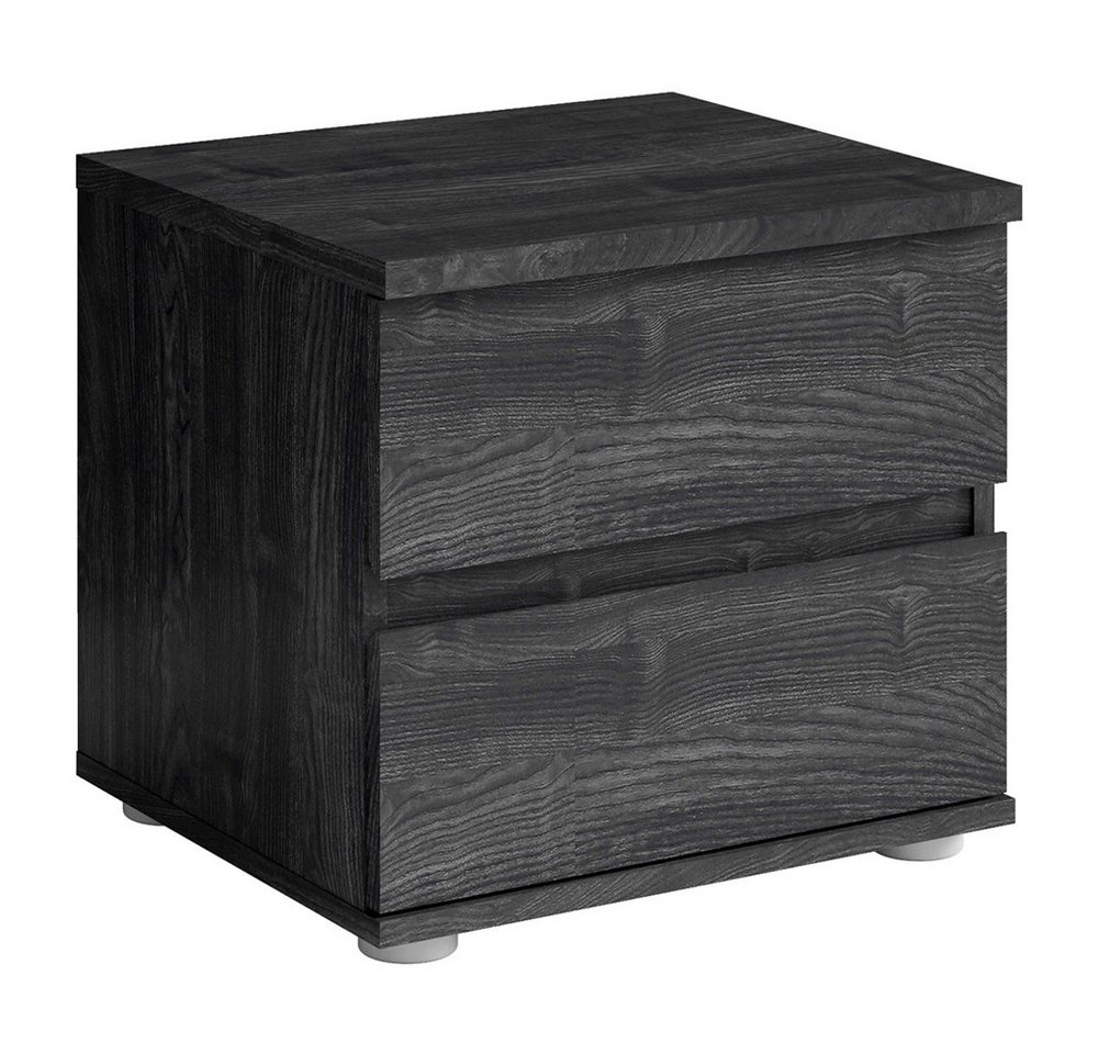 Lomadox Nachttisch TORTONA-166, Nachtschrank 2er Set, 2 Schubladen, Esche von Lomadox