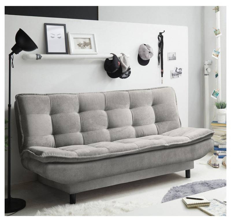 Lomadox Schlafsofa PIRNA-09, Schlafcouch Sofa Couch Jugendzimmer Gästezimmer grau Bettkasten Lomadox Schlafsofa PIRNA-09, Schlafcouch Sofa Couch Jugendzimmer Gästezimmer grau Bettkasten von Lomadox