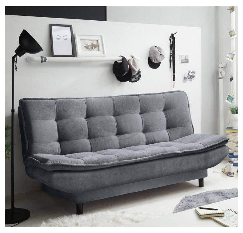 Lomadox Schlafsofa PIRNA-09, mit Bettkasten in 188x118 cm, in der Farbe anthrazit Lomadox Schlafsofa PIRNA-09, mit Bettkasten in 188x118 cm, in der Farbe anthrazit von Lomadox