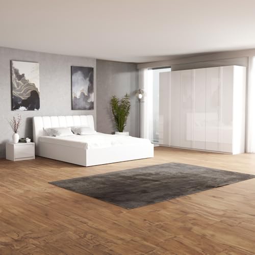 Lomadox Schlafzimmer Komplett Set Bett 180x200 cm Liegefläche inkl. Lattenrost von Lomadox
