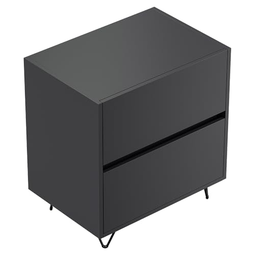 Lomadox Schlafzimmer Nachttisch Nachtschrank mit 61 cm Breite in Graphit, mit 2 Schubladen, Softclose & Push-to-Open, modern, grifflos Lomadox Schlafzimmer Nachttisch Nachtschrank mit 61 cm Breite in Graphit, mit 2 Schubladen, Softclose & Push-to-Open, modern, grifflos von Lomadox