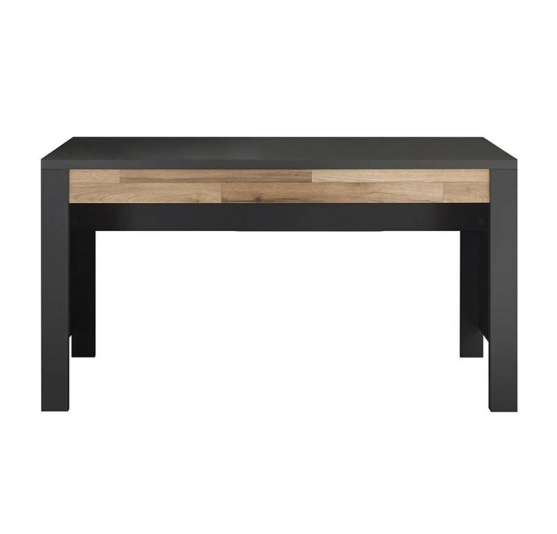 Lomadox Schreibtisch DARWIN-78, Jugendzimmer 140 cm in grau mit Montana Eiche Nb., B/H/T 140/74/60 cm von Lomadox