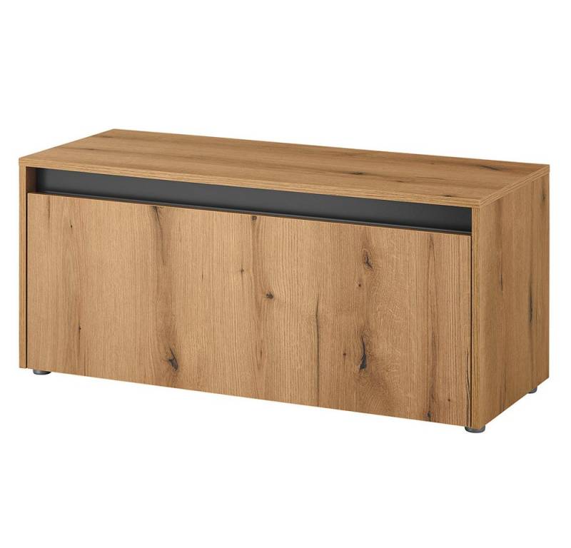 Lomadox Schuhbank CRISP-61, Eiche Nb. anthrazit, 1 Klappe, 100 cm breit, grifflos Lomadox Schuhbank CRISP-61, Eiche Nb. anthrazit, 1 Klappe, 100 cm breit, grifflos von Lomadox
