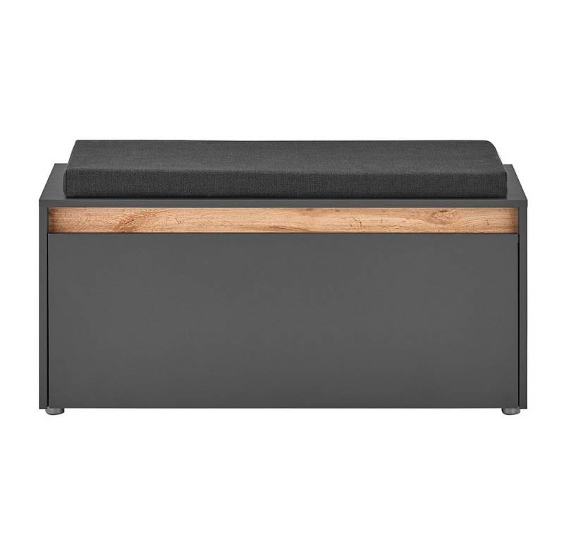 Lomadox Schuhbank CRISP-61, anthrazit mit Wotan Eiche Nb., 1 Klappe, 1 Sitzkissen, 100 cm breit Lomadox Schuhbank CRISP-61, anthrazit mit Wotan Eiche Nb., 1 Klappe, 1 Sitzkissen, 100 cm breit von Lomadox