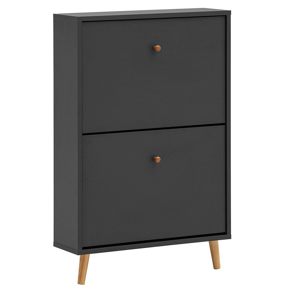 Lomadox Schuhschrank BELOFRT-80 mit 2 Klappen, in anthrazit, 60cm Breit Lomadox Schuhschrank BELOFRT-80 mit 2 Klappen, in anthrazit, 60cm Breit von Lomadox