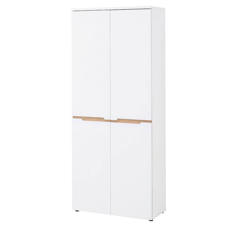Lomadox Schuhschrank MANRESA-36-WHITE 80 cm breit, wei mit Eiche, 2 Tren, 10 verstellbare Fcher Lomadox Schuhschrank MANRESA-36-WHITE 80 cm breit, wei mit Eiche, 2 Tren, 10 verstellbare Fcher von Lomadox