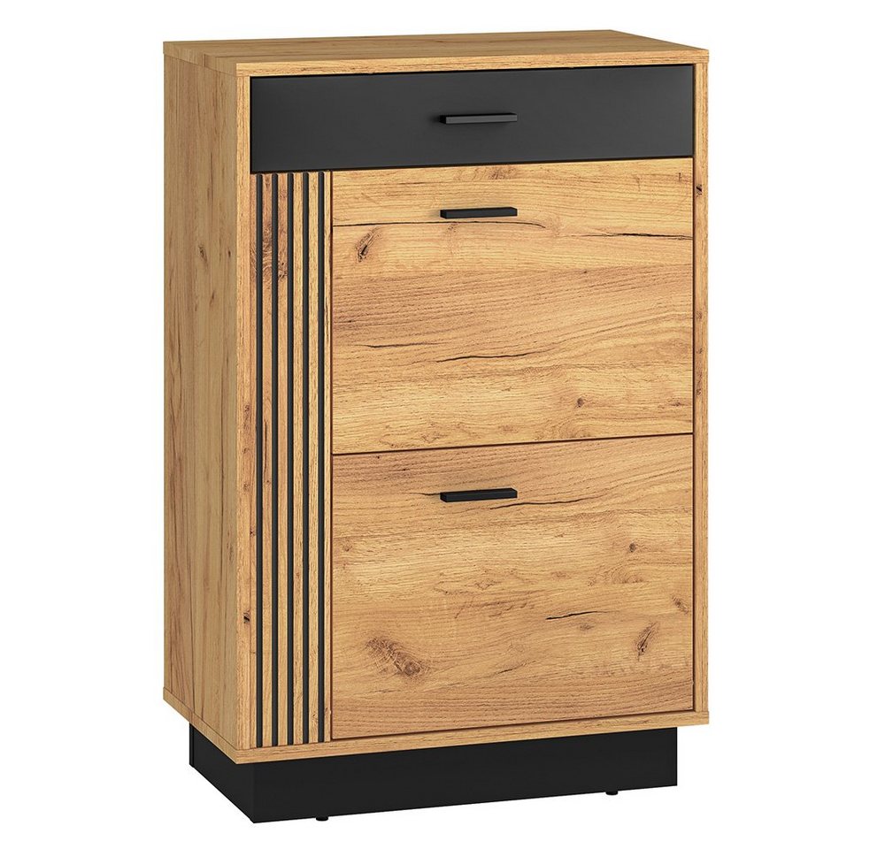 Lomadox Schuhschrank VINICA-131 Gold Craft Eiche Nb., fühlbare Struktur, B/H/T: ca. 60/91/34 cm Lomadox Schuhschrank VINICA-131 Gold Craft Eiche Nb., fühlbare Struktur, B/H/T: ca. 60/91/34 cm von Lomadox