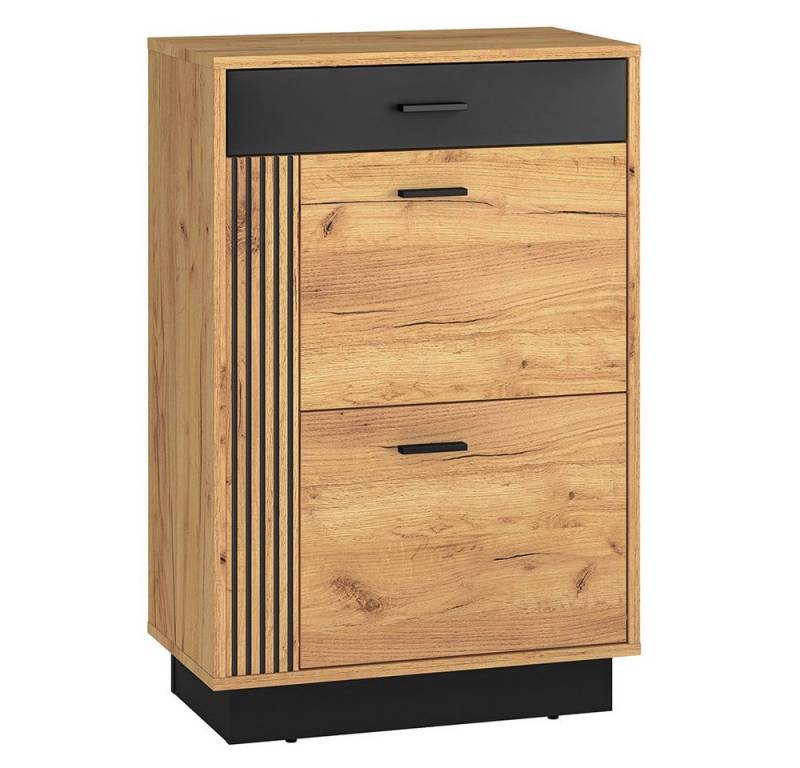 Lomadox Schuhschrank VINICA-131 Gold Craft Eiche Nb., fühlbare Struktur, B/H/T: ca. 60/91/34 cm Lomadox Schuhschrank VINICA-131 Gold Craft Eiche Nb., fühlbare Struktur, B/H/T: ca. 60/91/34 cm von Lomadox