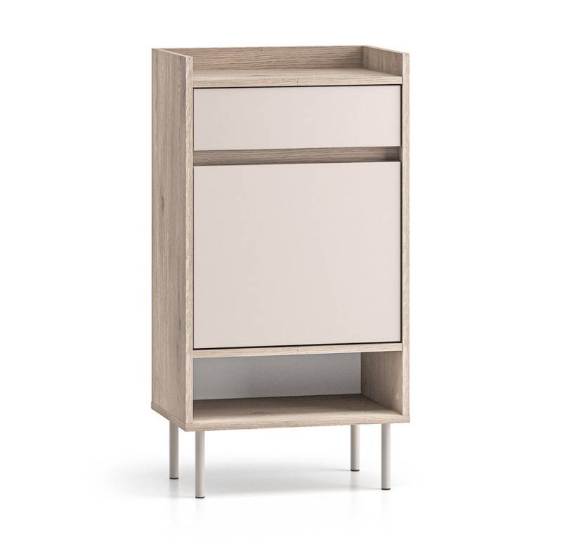 Lomadox Schuhschrank VITTORIA-131 in Kaschmir mit Eiche, 50 cm breit, 1 Tür, 1 Schublade Lomadox Schuhschrank VITTORIA-131 in Kaschmir mit Eiche, 50 cm breit, 1 Tür, 1 Schublade von Lomadox