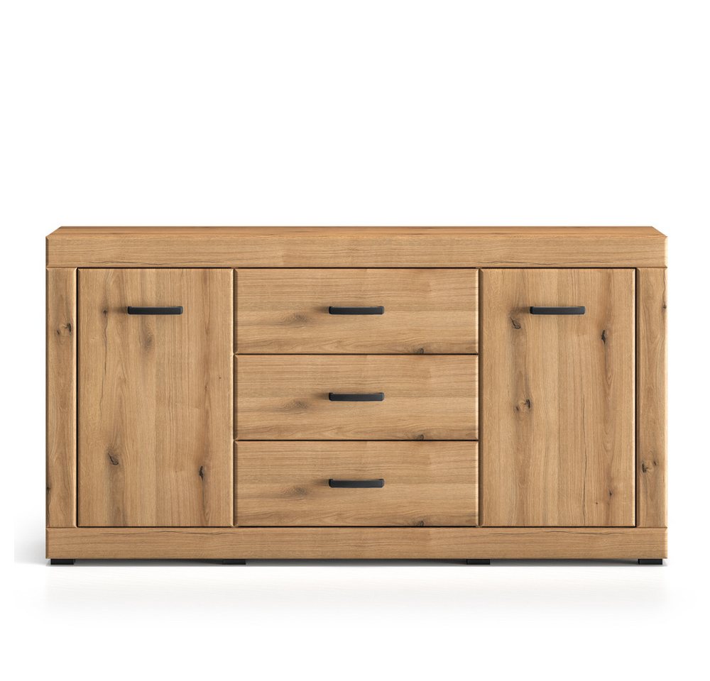 Lomadox Sideboard DAKAR-131, in Eiche, 160 cm Breit, 3 Schubladen, 2 Türen Lomadox Sideboard DAKAR-131, in Eiche, 160 cm Breit, 3 Schubladen, 2 Türen von Lomadox