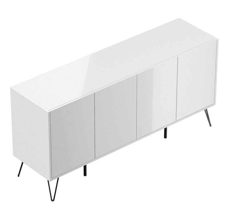 Lomadox Sideboard INDIANAPOLIS-02, 155cm breit, weiß Hochglanz, grifflos Lomadox Sideboard INDIANAPOLIS-02, 155cm breit, weiß Hochglanz, grifflos von Lomadox
