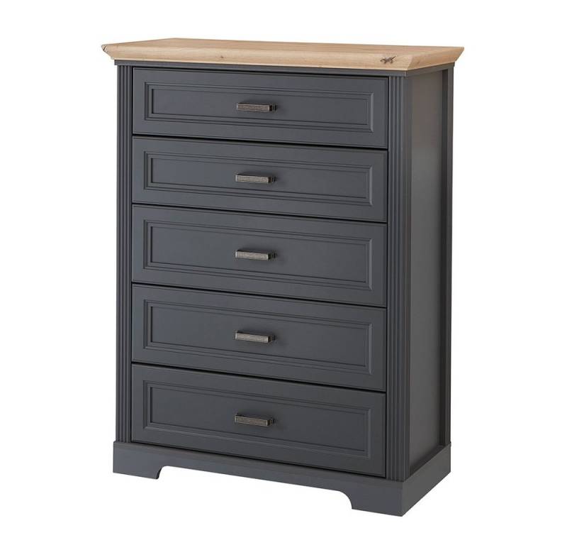 Lomadox Sideboard JÜLICH-36, in graphit mit Artisan Eiche Nb. 93/121/41 cm von Lomadox